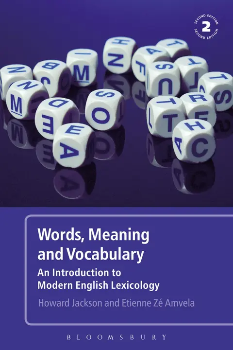 Cover of Words Meaning and Vocabulary