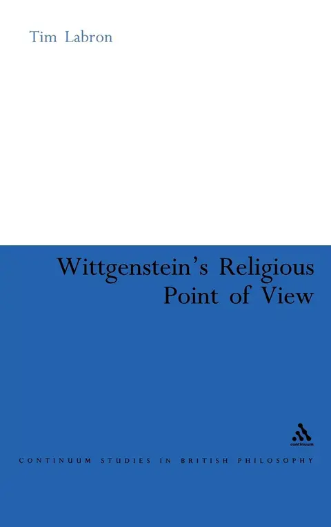 Cover of Wittgenstein's Religious Point of View