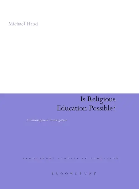 Cover of Is Religious Education Possible?
