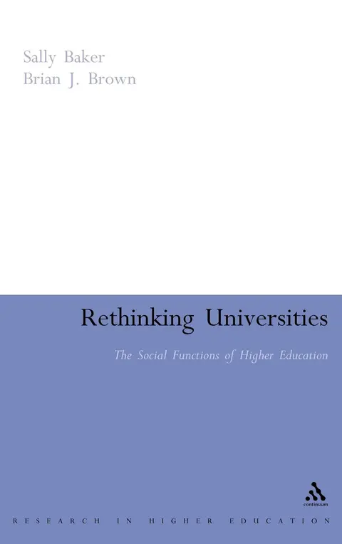 Cover of Rethinking Universities
