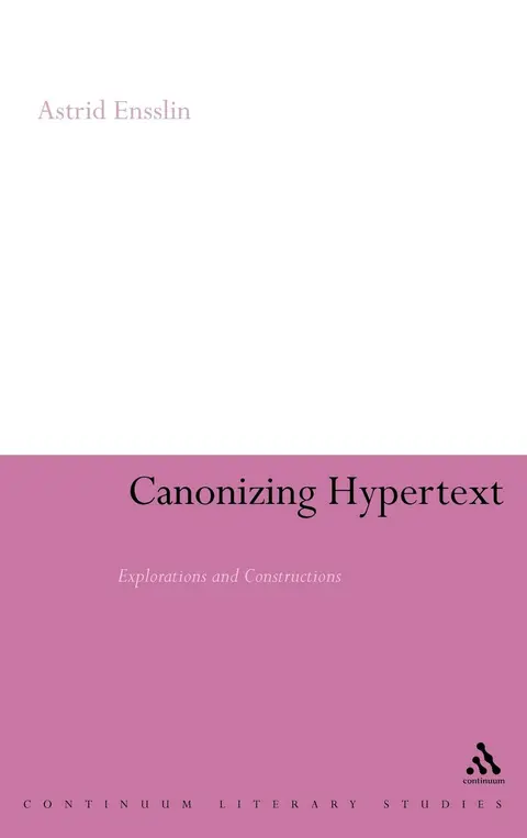 Cover of Canonizing Hypertext