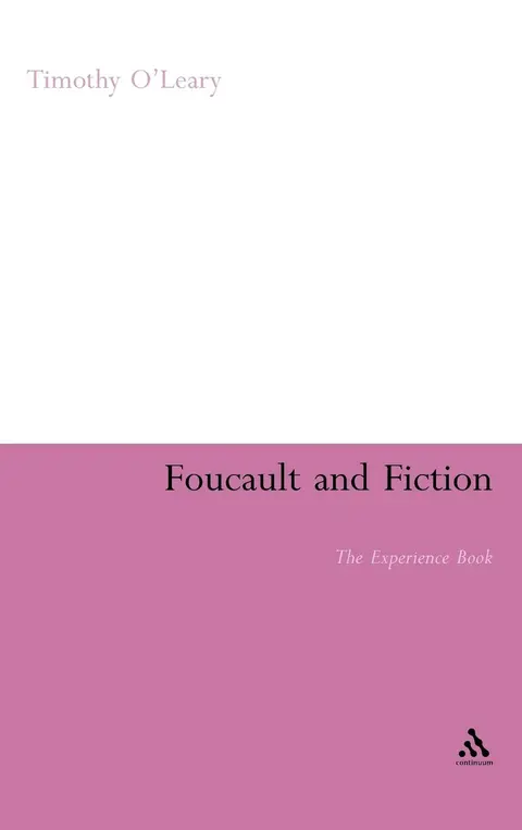 Cover of Foucault and Fiction