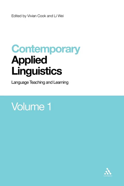 Cover of Contemporary Applied Linguistics
