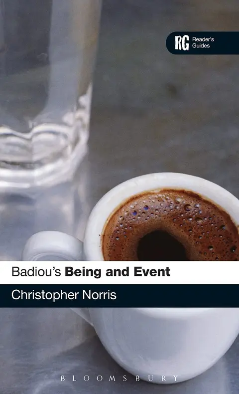 Cover of Badiou's Being and Event