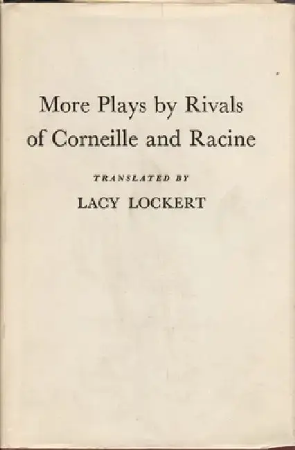 Cover of More Plays by Rivals of Corneille and Racine