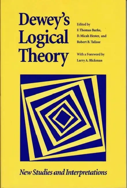 Cover of Dewey's Logical Theory