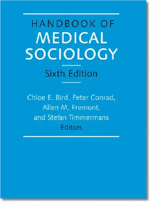 Cover of Handbook of Medical Sociology