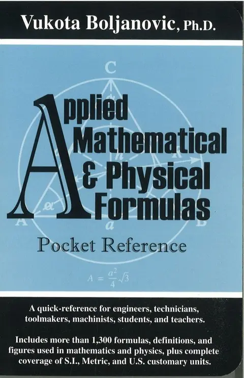Cover of Applied Mathematical & Physical Formulas
