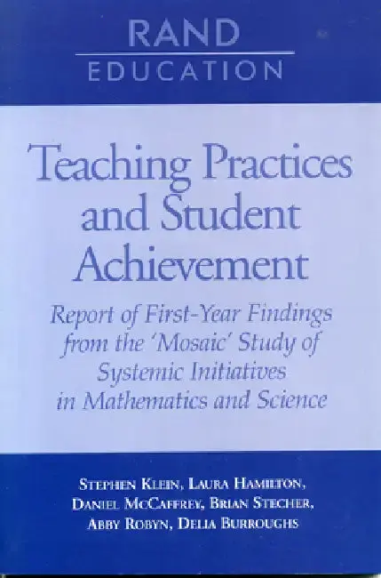 Cover of Teaching Practices and Student Achievement