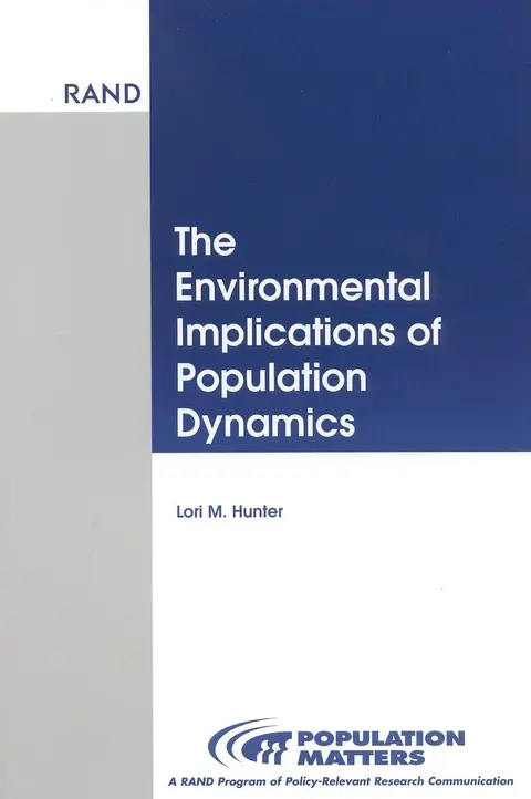 Cover of The Environmental Implications of Population Dynamics