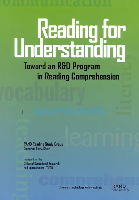 Cover of Reading for Understanding