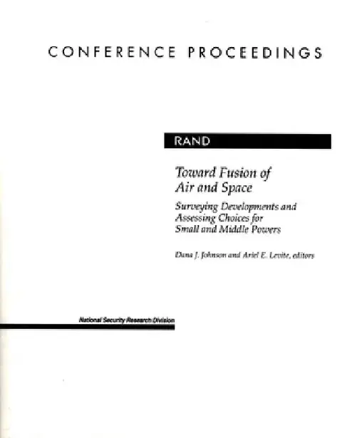 Cover of Toward Fusion of Air and Space