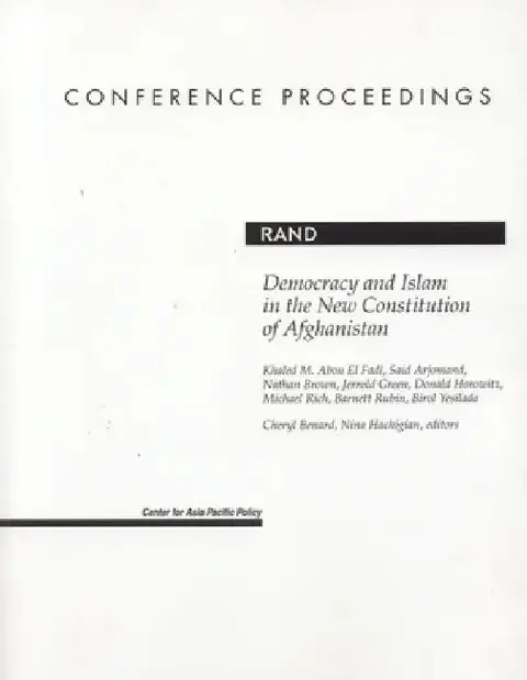 Cover of Democracy and Islam in the New Constitution of Afghanistan