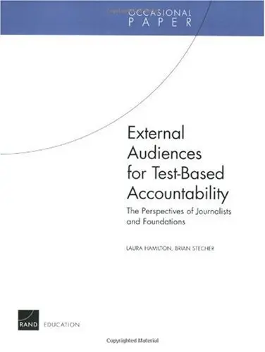 Cover of External Audiences for Test-Based Accountability