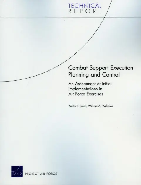 Cover of Combat Support Execution Planning and Control