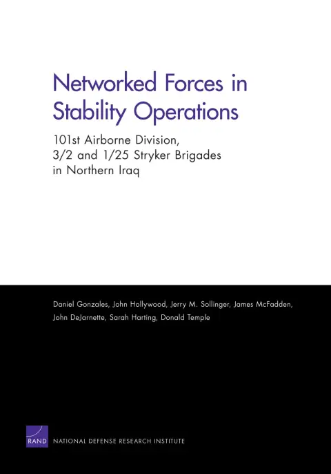 Cover of Networked Forces in Stability Operations