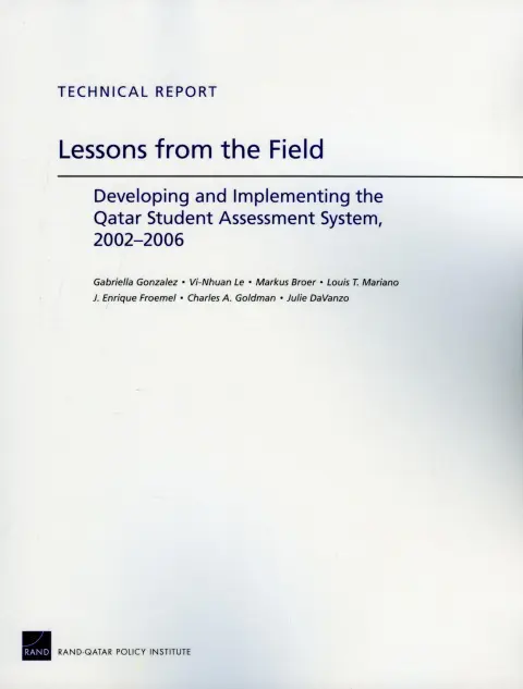 Cover of Lessons from the Field