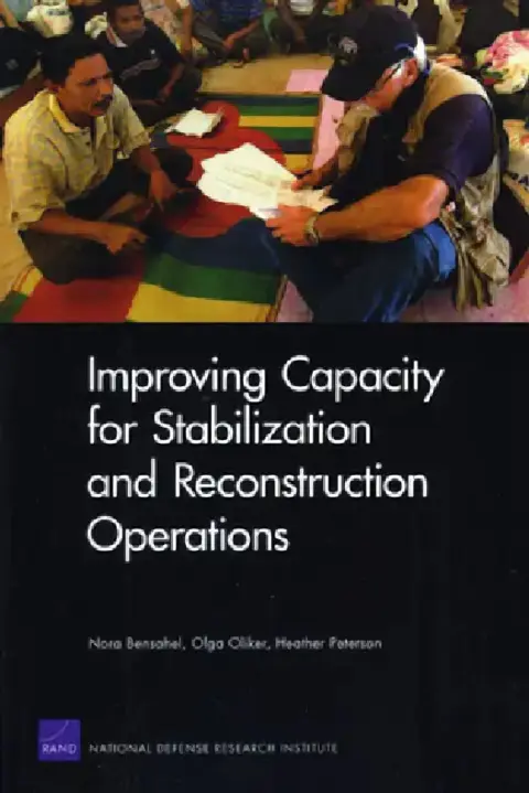 Cover of Improving Capacity for Stabilization and Reconstruction Operations