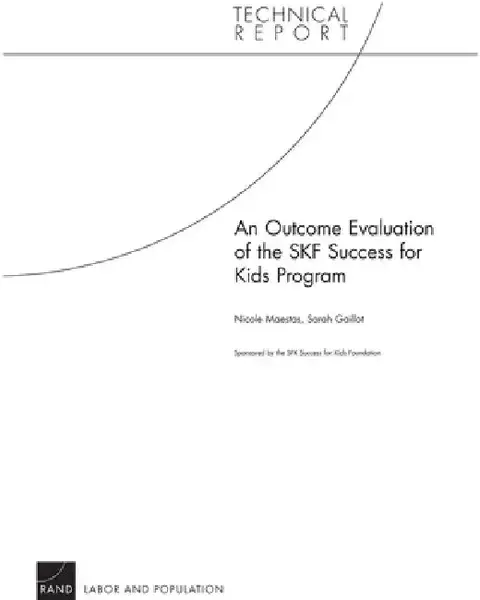 Cover of An Outcome Evaluation of the Success for Kids Program