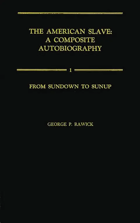 Cover of From Sundown to Sunup