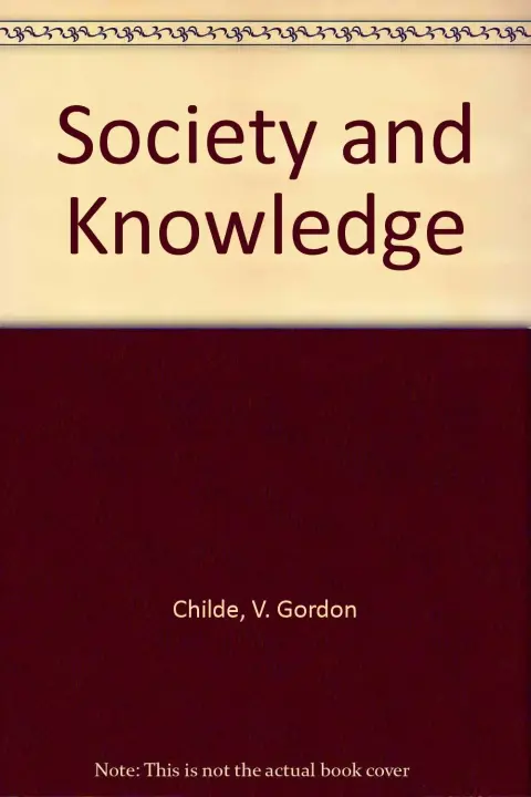 Cover of Society and Knowledge