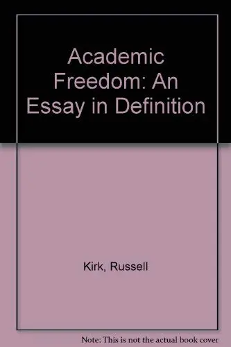 Cover of Academic Freedom