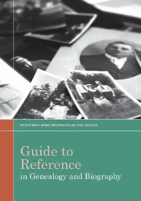 Cover of Guide to Reference in Genealogy and Biography