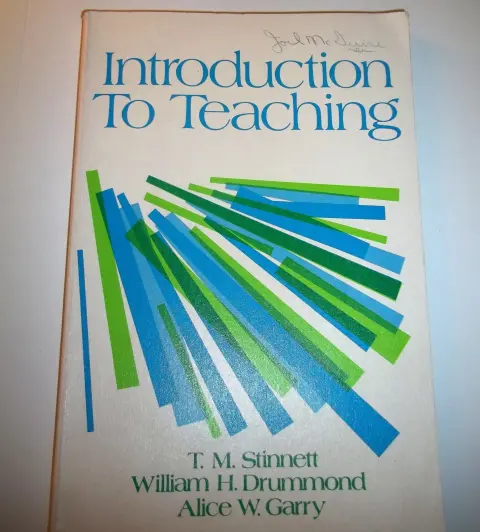 Cover of Introduction to teaching