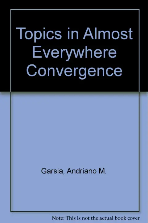 Cover of Topics in Almost Everywhere Convergence