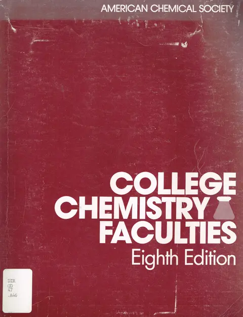 Cover of College Chemistry Faculties