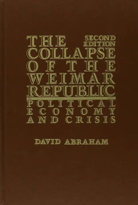 Cover of Collapse of Weimar Republic