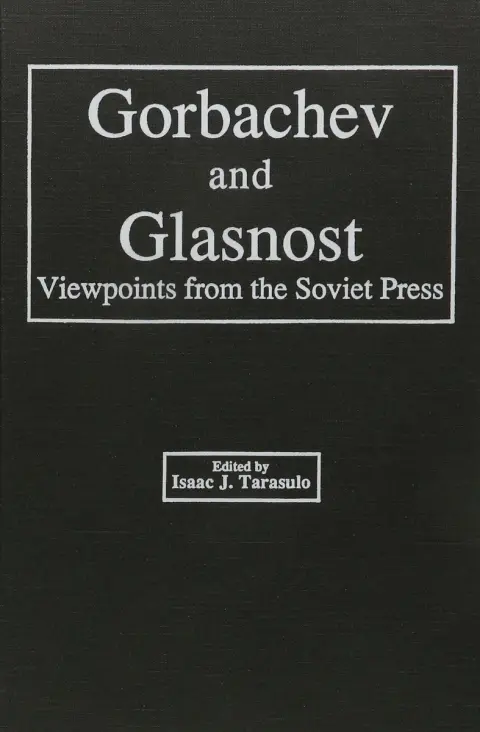 Cover of Gorbachev and Glasnost