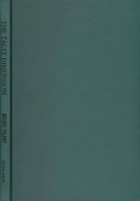 Cover of The Tacit Dimension