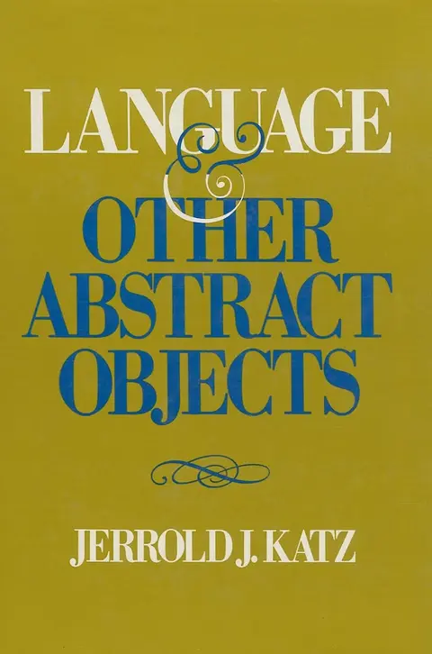 Cover of Language and Other Abstract Objects