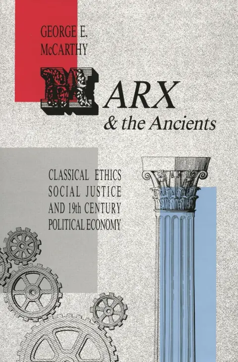 Cover of Marx and the Ancients