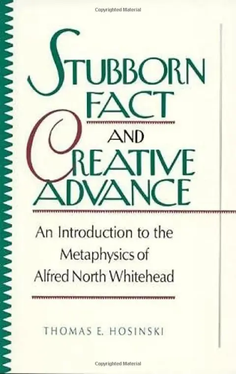 Cover of Stubborn Fact and Creative Advance