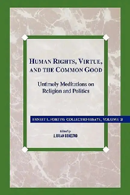 Cover of Human Rights, Virtue and the Common Good
