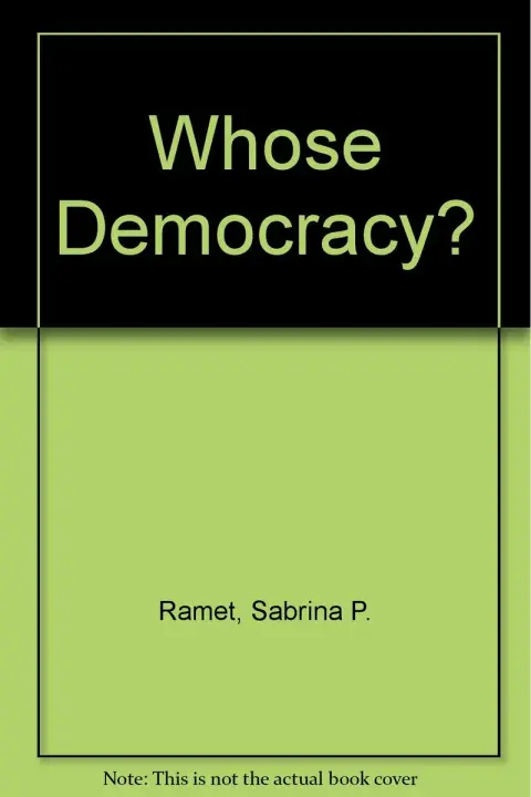 Cover of Whose Democracy?