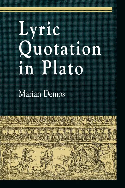 Cover of Lyric Quotation in Plato