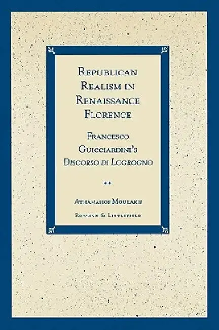 Cover of Republican Realism in Renaissance Florence