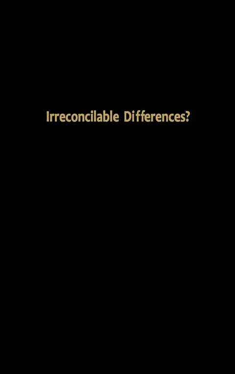 Cover of Irreconcilable Differences?