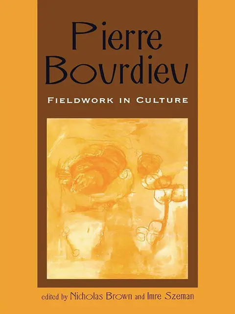 Cover of Pierre Bourdieu