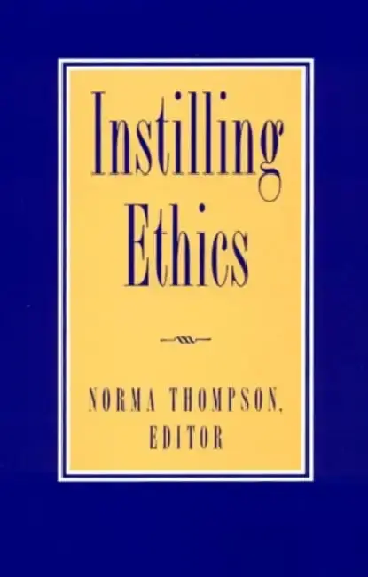 Cover of Instilling Ethics
