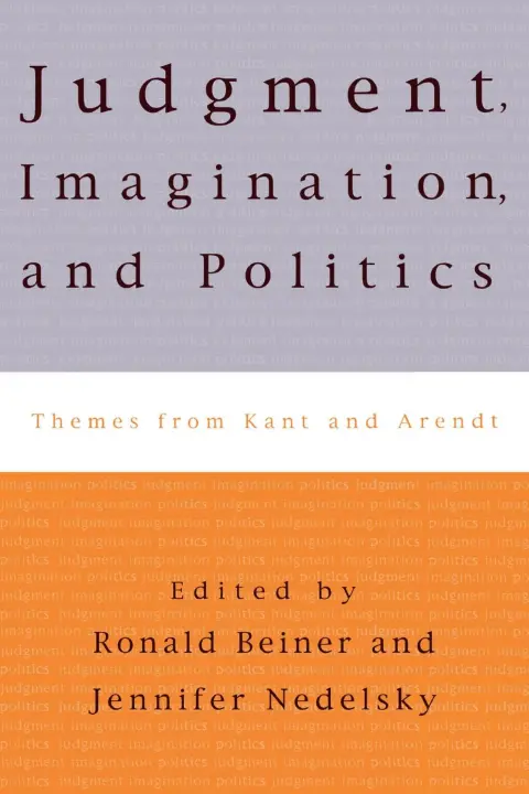 Cover of Judgment, Imagination, and Politics