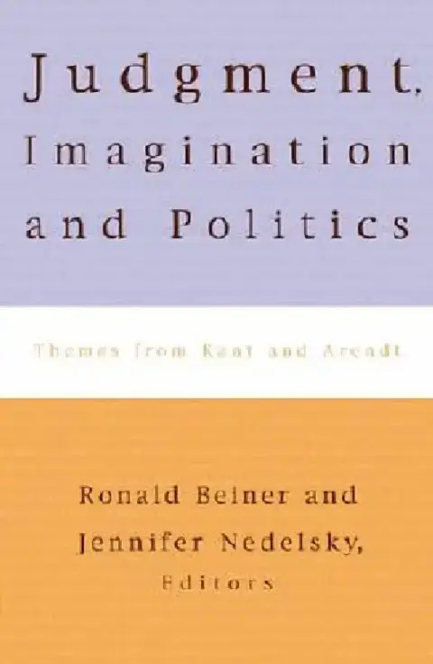 Cover of Judgment, Imagination, and Politics