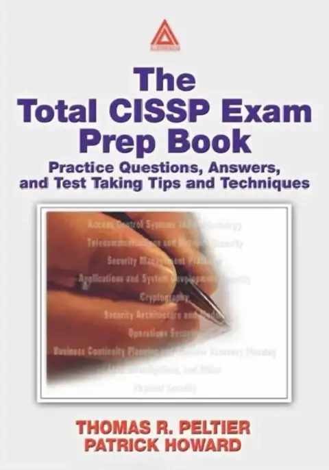 Cover of The Total CISSP Exam Prep Book