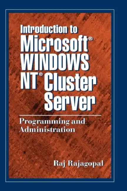 Cover of Introduction to Microsoft Windows NT Cluster Server