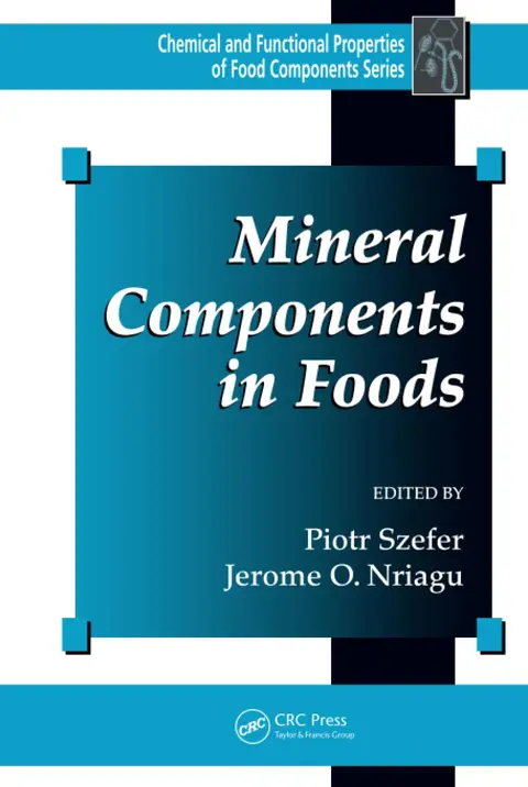 Cover of Mineral Components in Food
