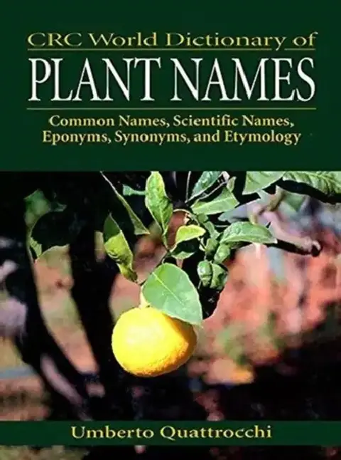 Cover of CRC World Dictionary of Plant Names