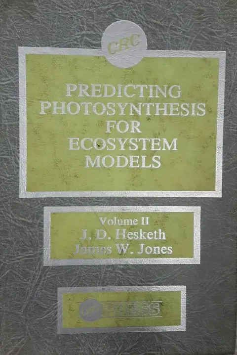 Cover of Predicting Photosynthesis for Ecosystem Models